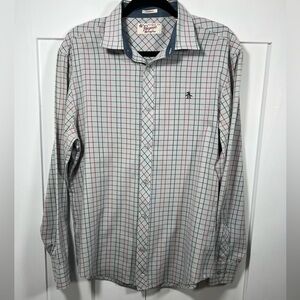 Original Penguin Men’s Classic Fit Plaid Button-Down Shirt